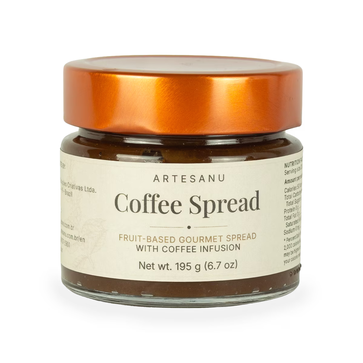 Artesanu Coffee Spread gourmet product in glass jar